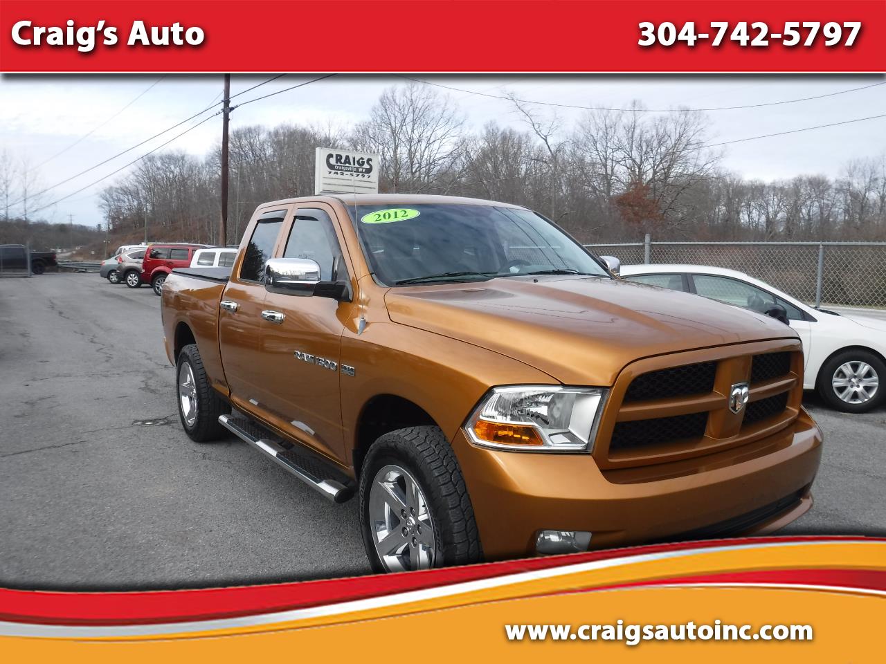 2012 RAM 1500 4WD Quad Cab 140.5" Express