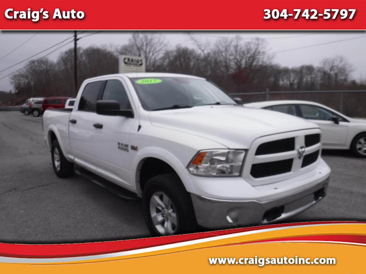 2017 RAM 1500 4WD Crew Cab 149" Outdoorsman