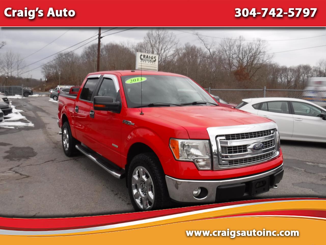 2013 Ford F-150 4WD SuperCrew 145" XLT
