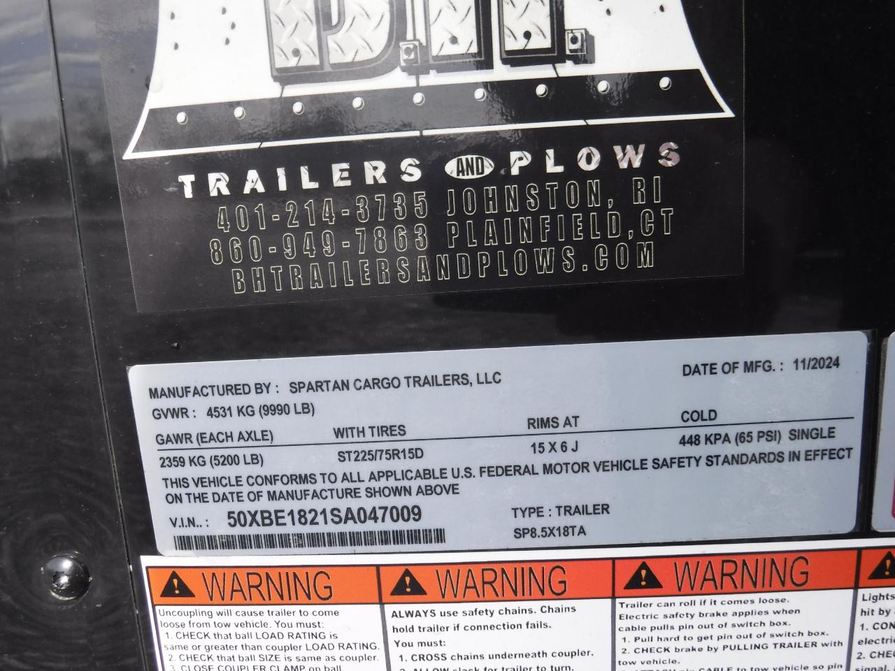 Spartan Cargo Trailers Unknown  2025