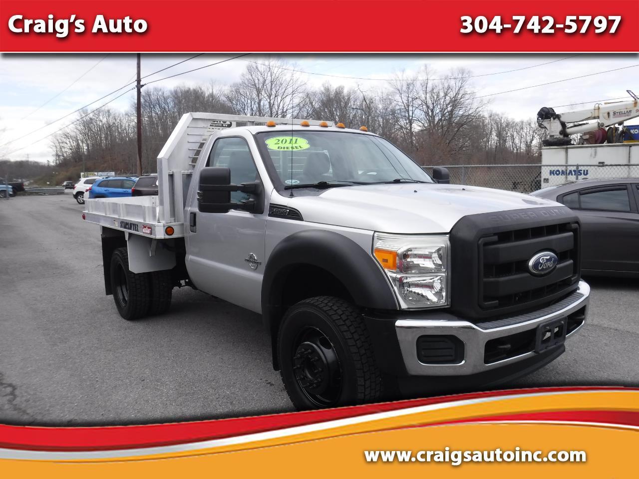 2011 Ford Super Duty F-550 DRW 4WD Reg Cab 165" WB 84" CA XL