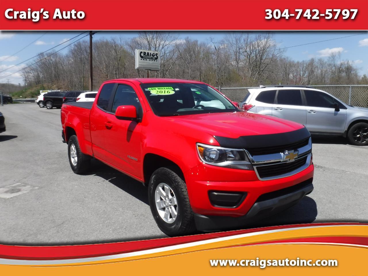 2016 Chevrolet Colorado 4WD Ext Cab 128.3" WT