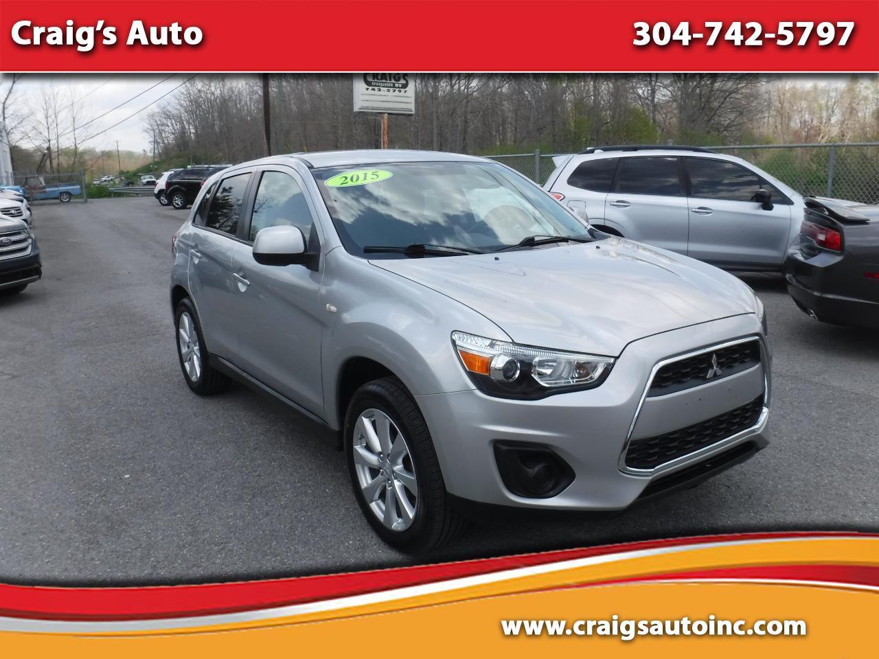 2015 Mitsubishi Outlander Sport AWD 4dr CVT ES