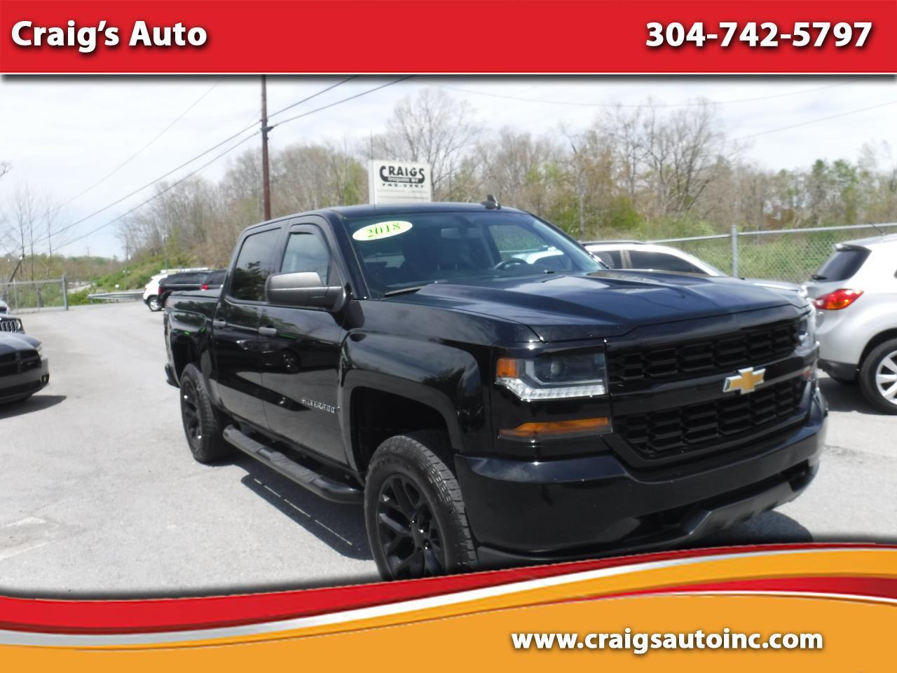 2018 Chevrolet Silverado 1500 4WD Crew Cab 143.5" Custom