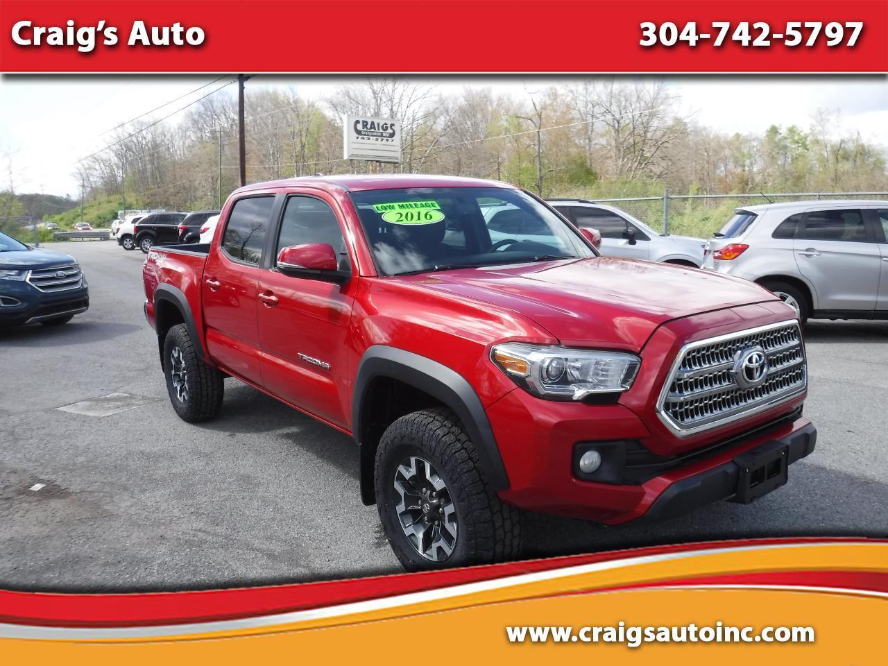 Toyota Tacoma 4WD Double Cab V6 AT TRD Off Road (Natl) 2016