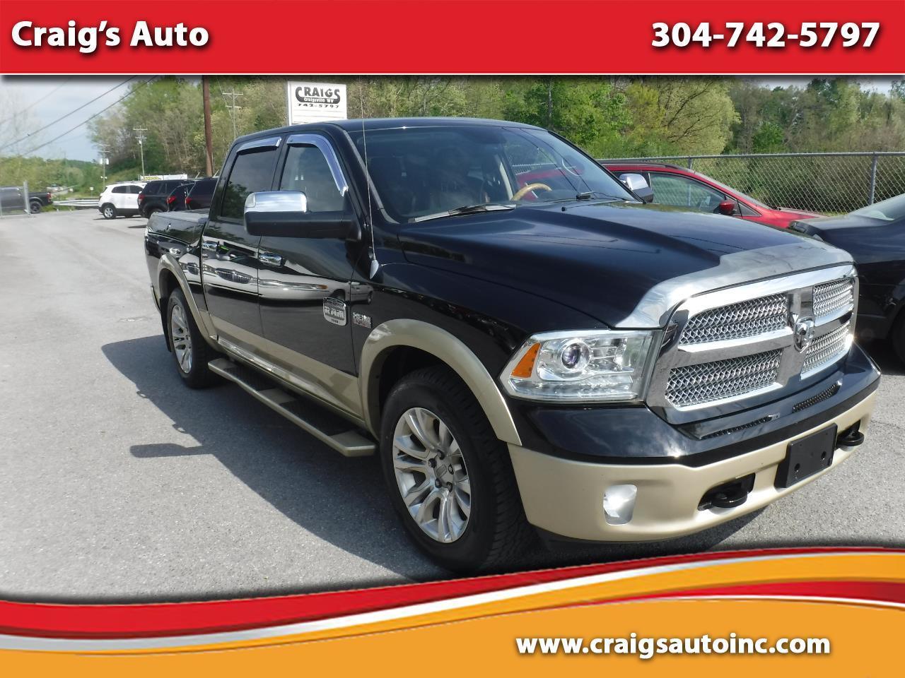 RAM 1500 4WD Crew Cab 140.5" Laramie Longhorn Edition 2013