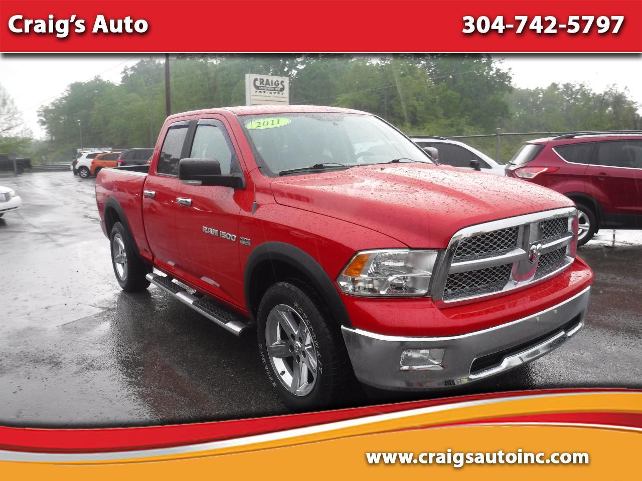 RAM 1500 4WD Quad Cab 140.5" Big Horn 2011