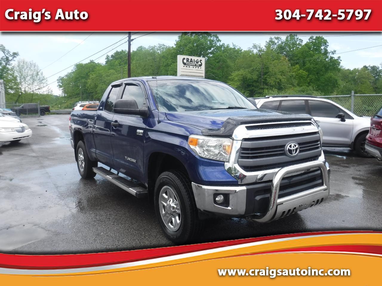 Toyota Tundra 4WD Truck Double Cab 5.7L V8 6-Spd AT SR5 (Natl) 2014