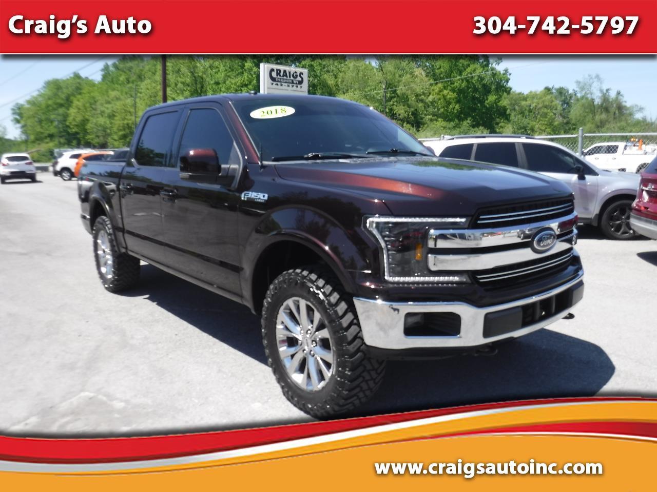 2018 Ford F-150 LARIAT 4WD SuperCrew 5.5' Box