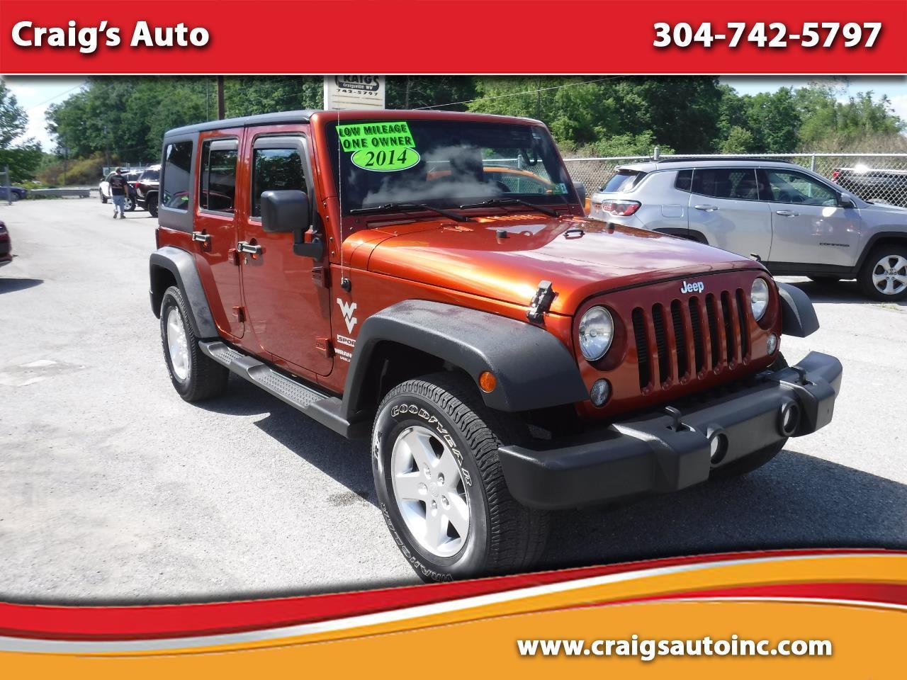 2014 Jeep Wrangler Unlimited 4WD 4dr Sport