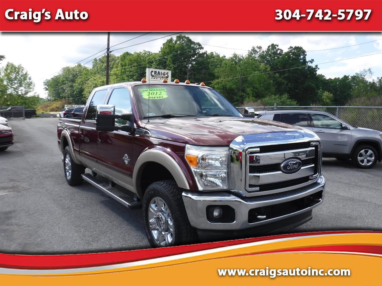 2012 Ford Super Duty F-250 SRW 4WD Crew Cab 156" Lariat