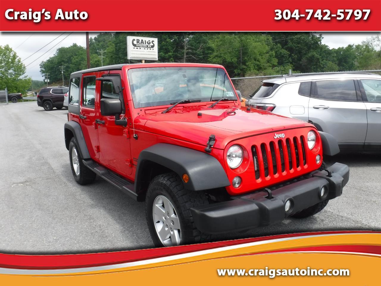 Jeep Wrangler Unlimited 4WD 4dr Sport RHD 2016