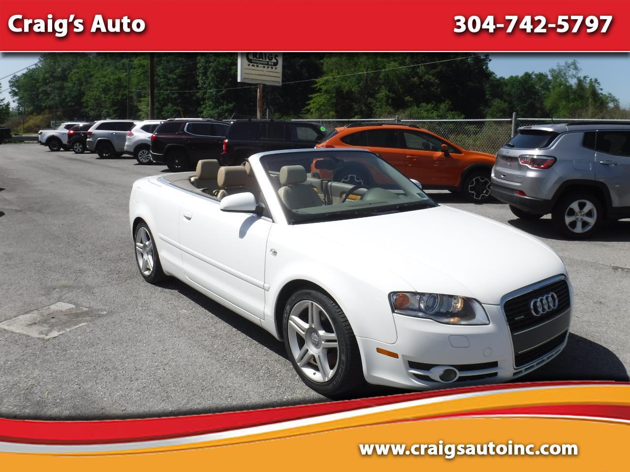 2008 Audi A4 2dr Cabriolet Auto 2.0T quattro