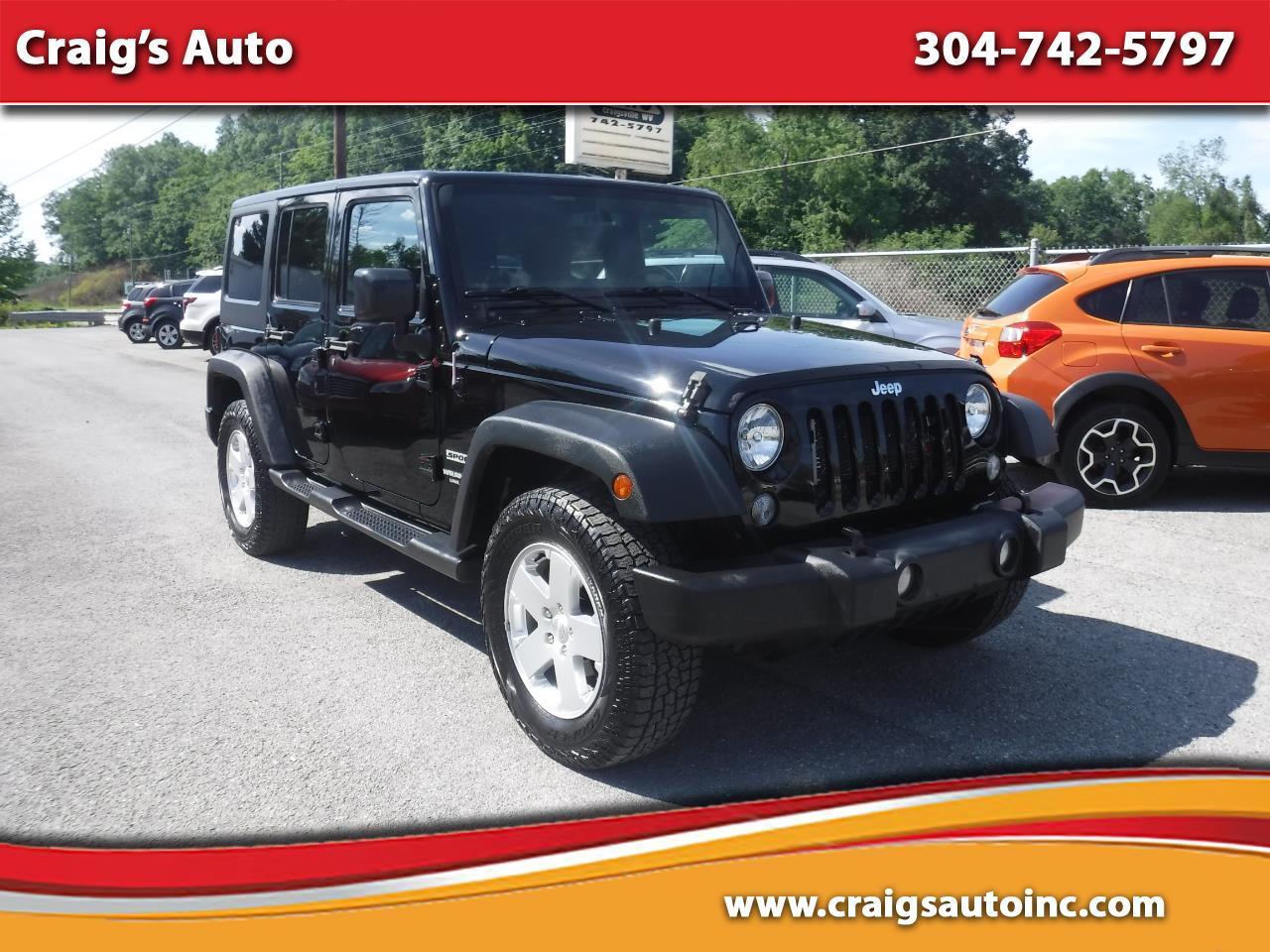 Jeep Wrangler Unlimited Sport 4x4 2017