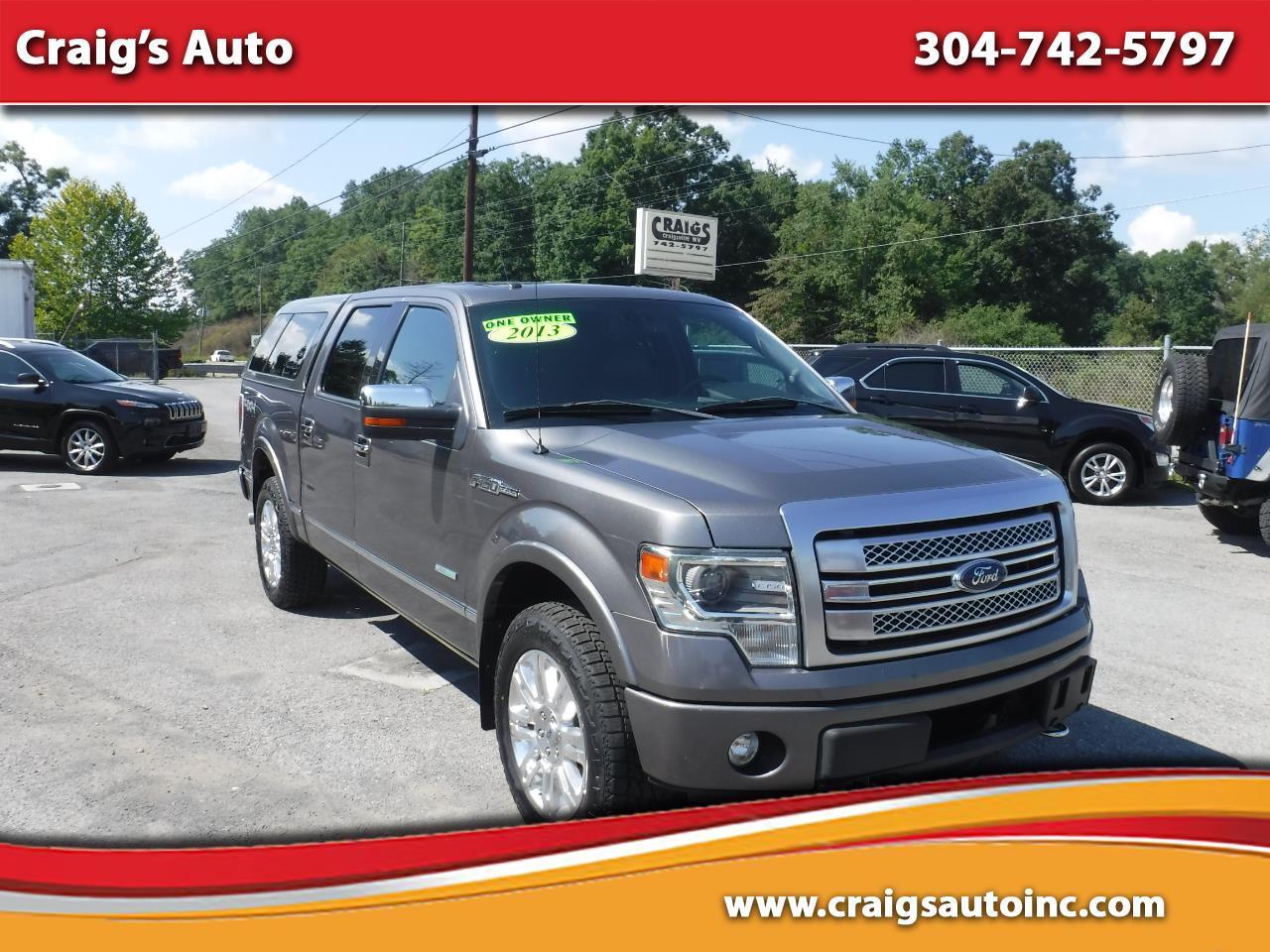 Ford F-150 4WD SuperCrew 145" Platinum 2013
