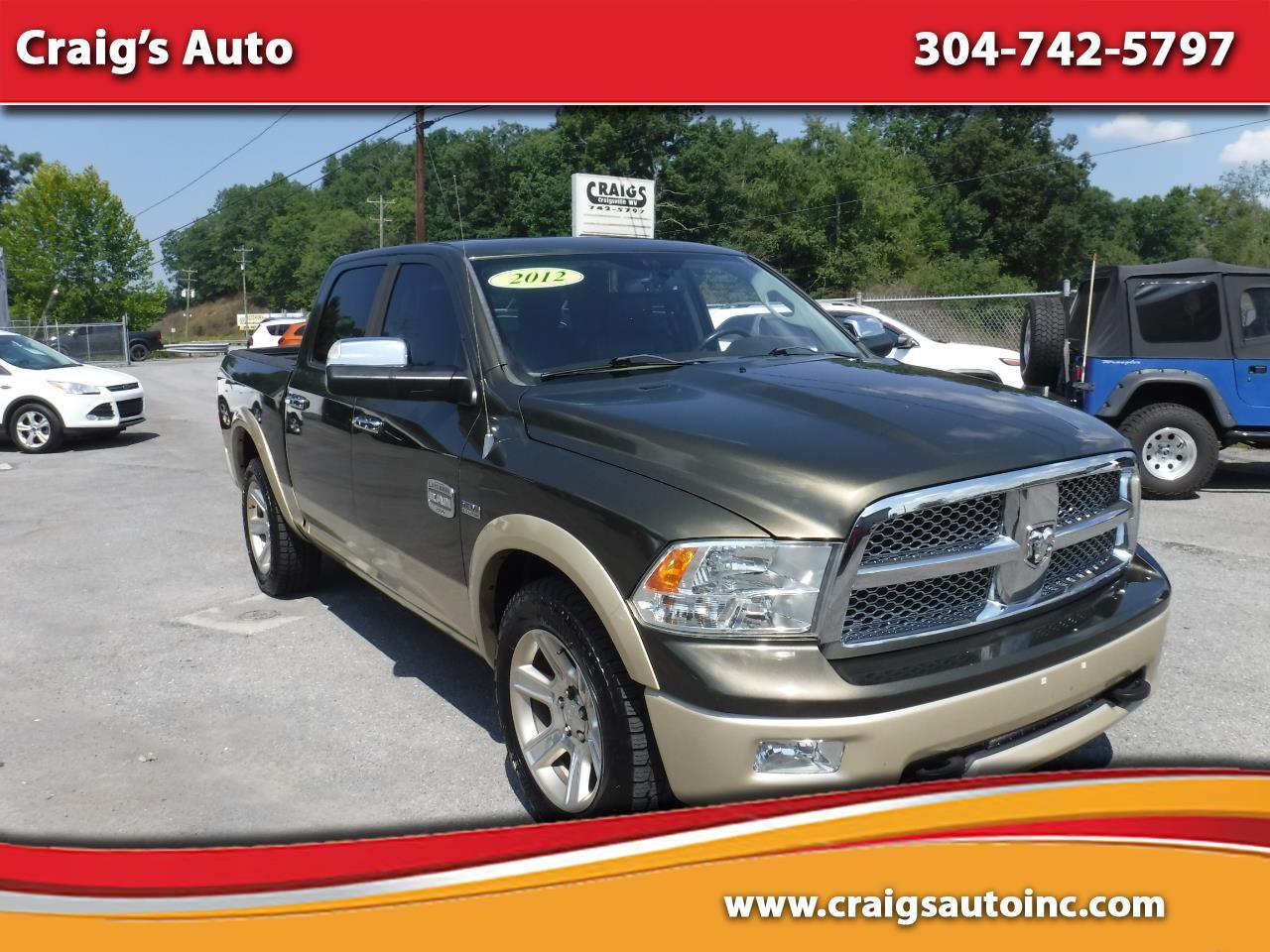 RAM 1500 4WD Crew Cab 140.5" Laramie Longhorn 2012
