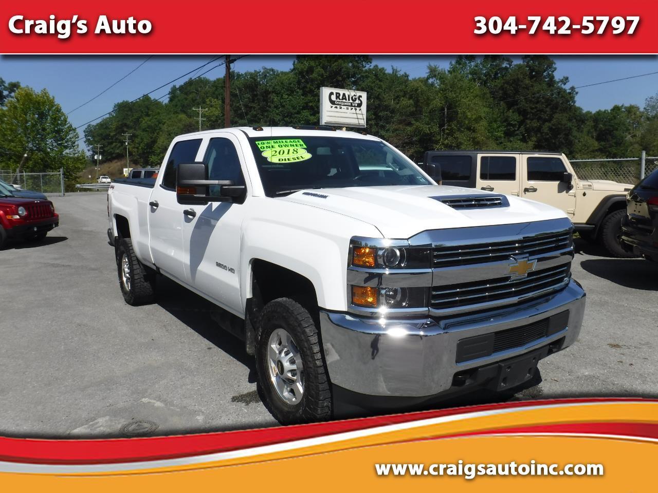 2018 Chevrolet Silverado 2500HD 4WD Crew Cab 153.7" Work Truck