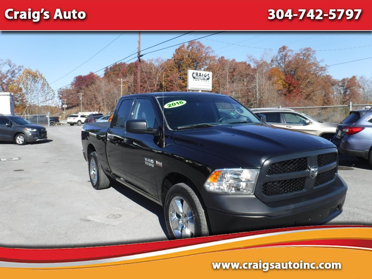 RAM 1500 4WD Quad Cab 140.5" Tradesman 2016