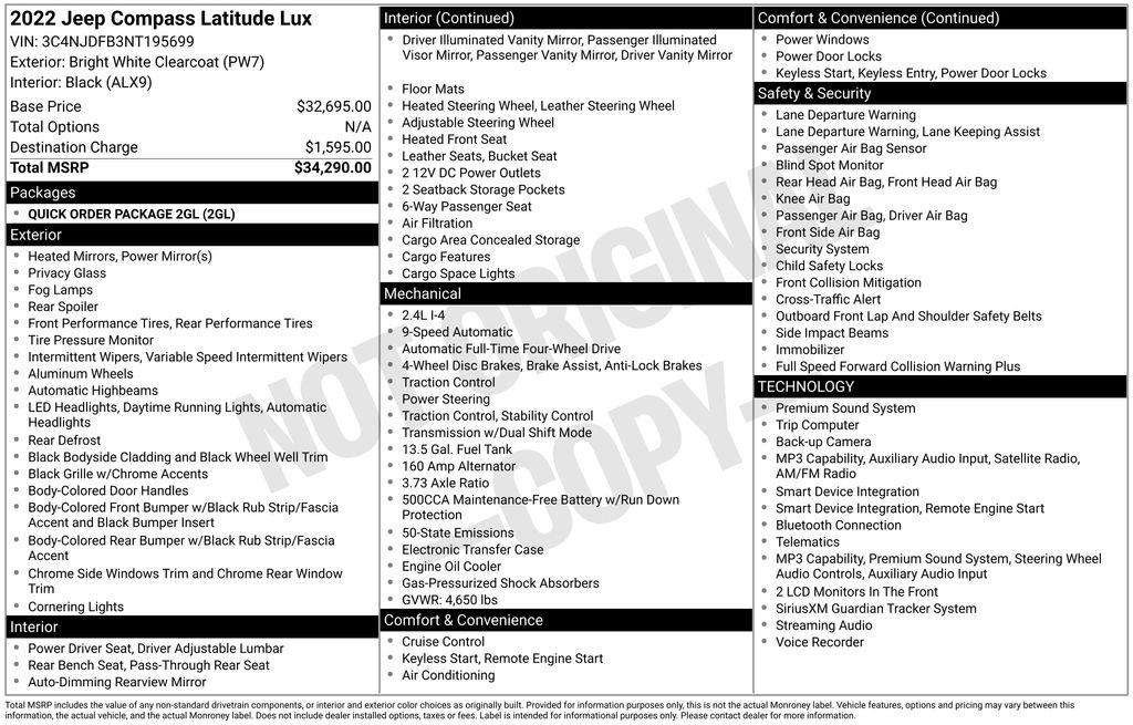 Jeep Compass Latitude Lux 2022