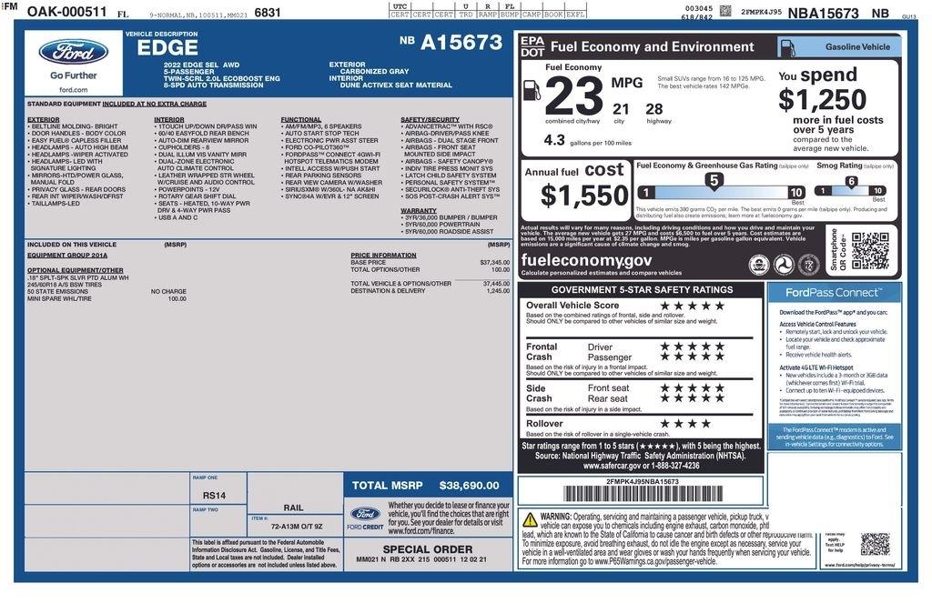 Ford Edge ST-Line AWD 2022