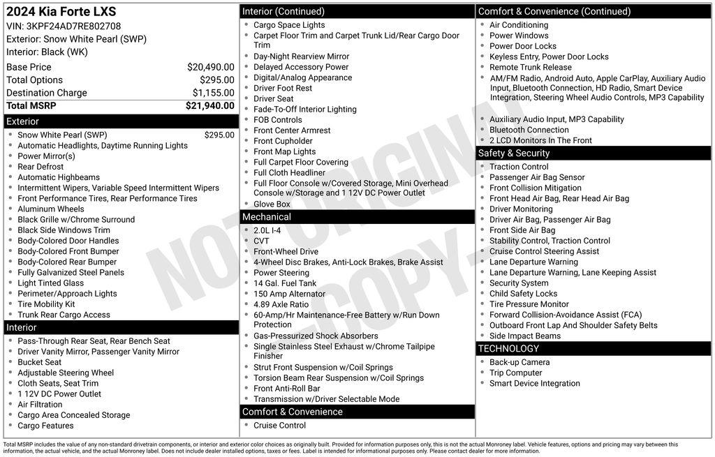Kia Forte LXS IVT 2024