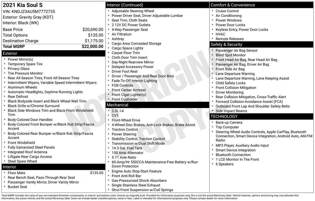 Kia Soul S IVT 2021