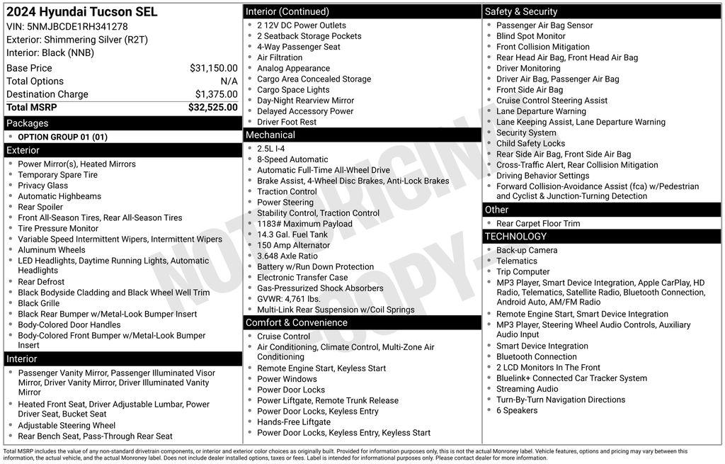 Hyundai Tucson SEL AWD *Ltd Avail* 2024