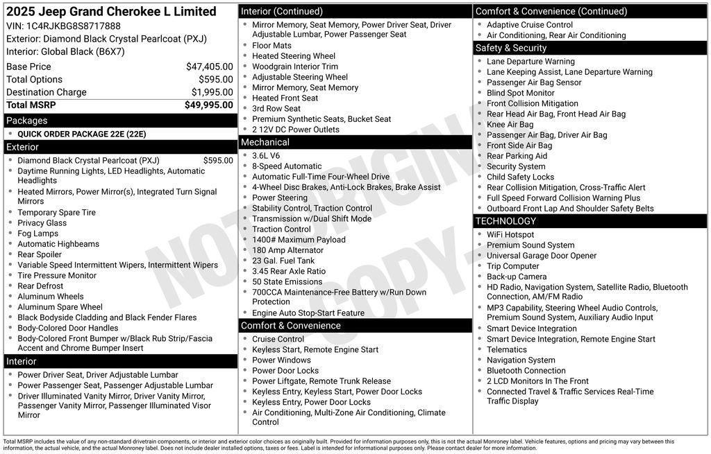 Jeep Grand Cherokee L Limited 4x4 2025