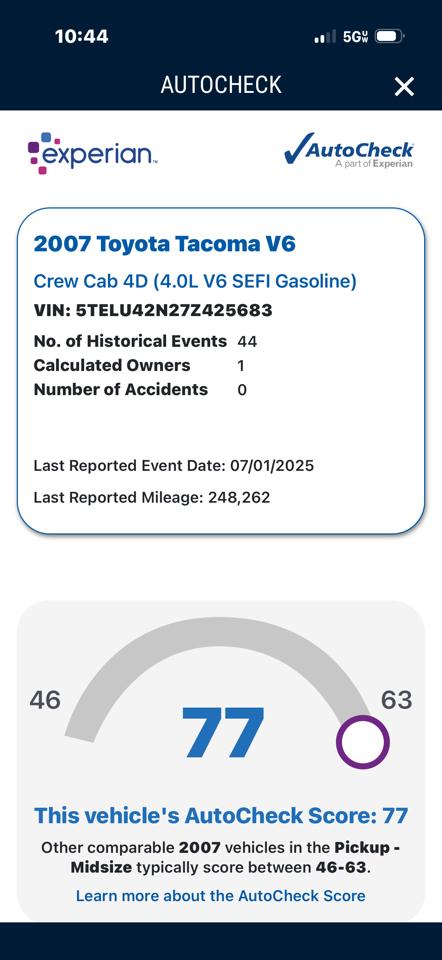 Toyota Tacoma 4WD Double Cab LB V6 AT TRD Off Road (Natl) 2007