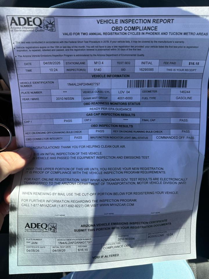 Nissan Altima 4dr Sdn I4 CVT 2.5 S 2010