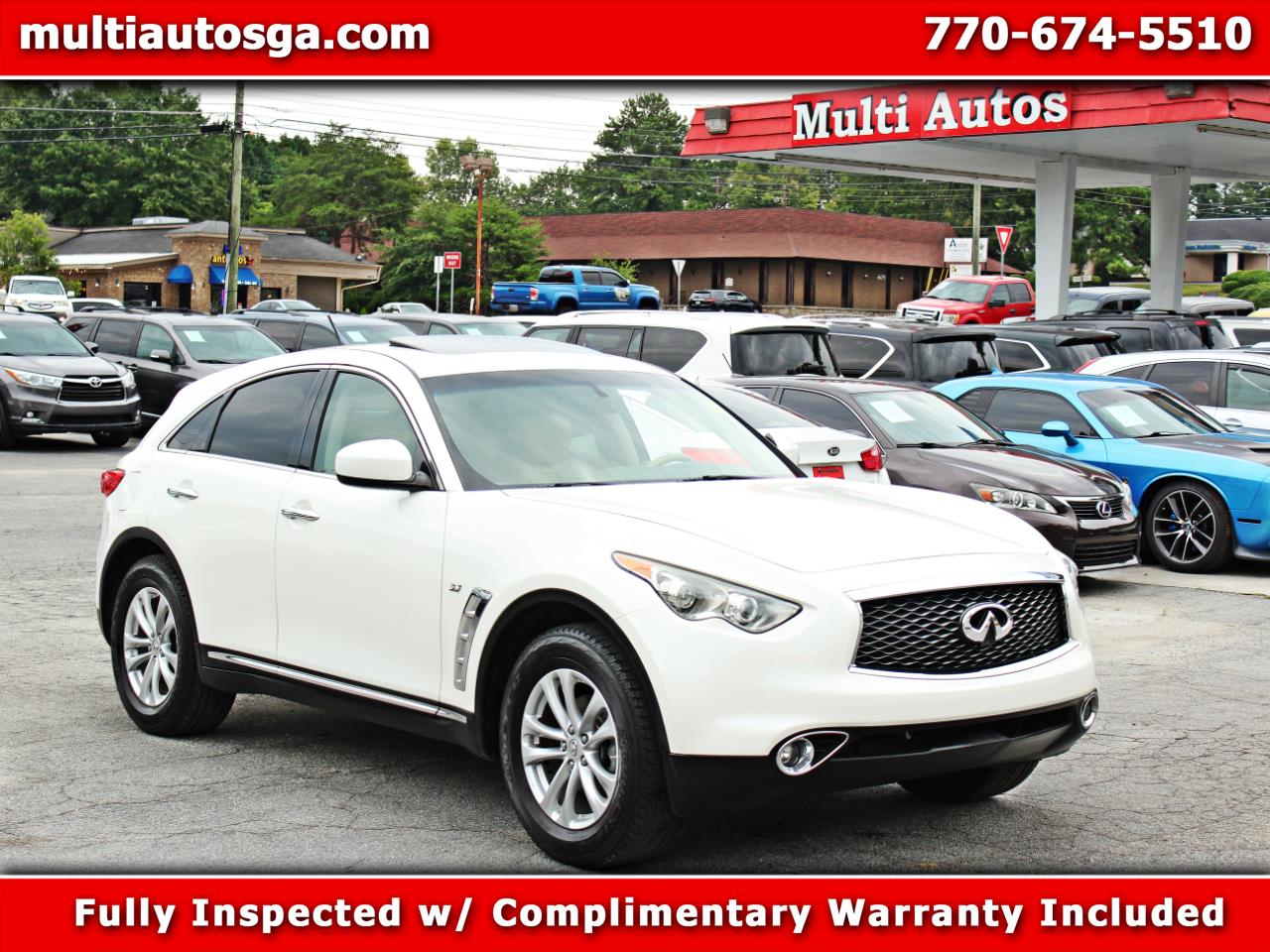 Used 2017 Infiniti QX70 Base for Sale in Lilburn GA 30047 Multi Autos