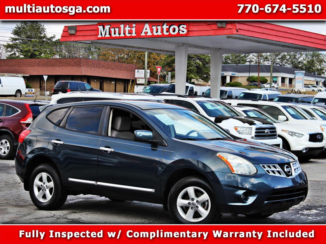 Used 2013 Nissan Rogue S 2WD for Sale in Lilburn GA 30047 Multi Autos