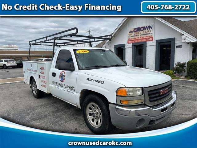 White 2006 GMC Sierra 1500 SL1 6.5 ft. RWD Pickup Truck Rear-Wheel Drive Automatic