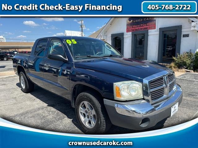 Blue 2005 Dodge Dakota Pickup Truck Rear-Wheel Drive Automatic