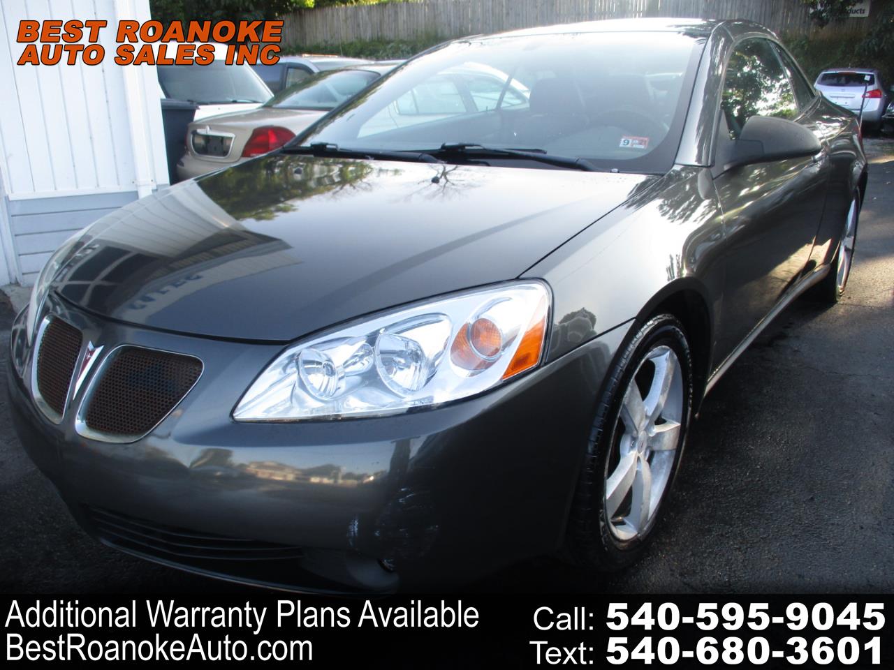 Used 2007 Pontiac G6 2dr Convertible GT for Sale in Roanoke VA 24012