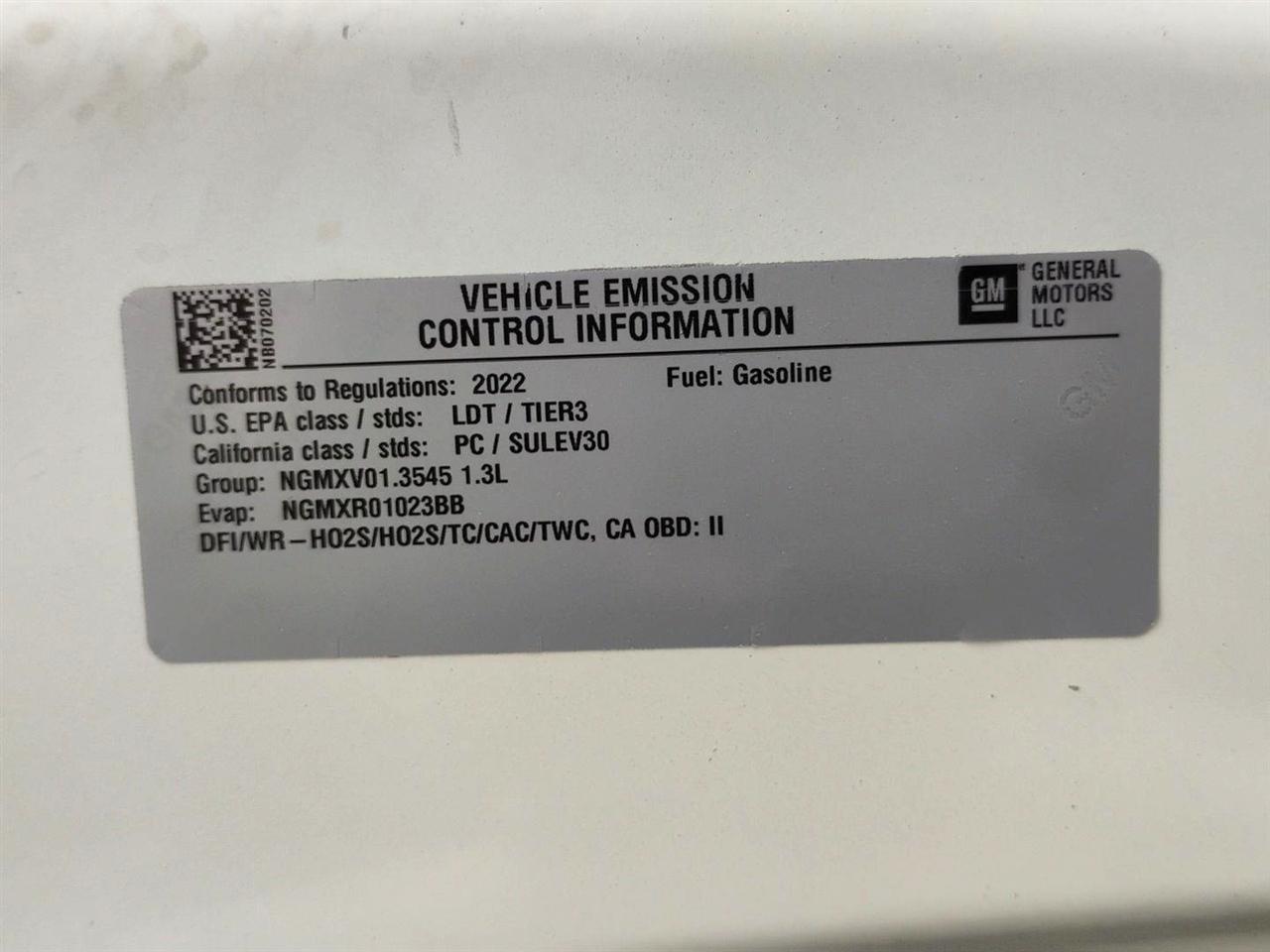 Chevrolet TrailBlazer  2022