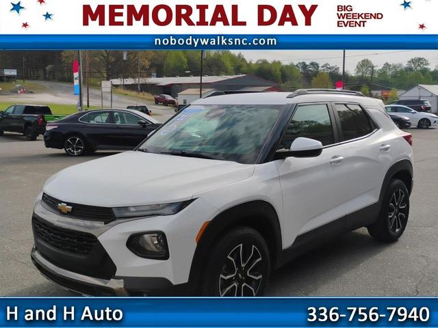 Summit White 2022 Chevrolet Trailblazer ACTIV FWD SUV / Crossover Front-Wheel Drive Continuously Variable Transmission