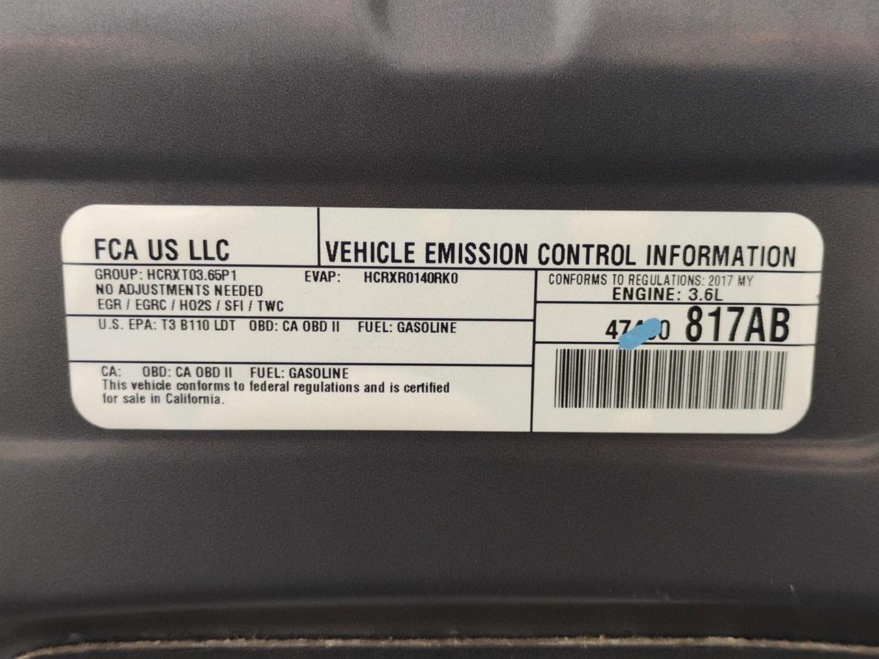 Chrysler Pacifica  2017