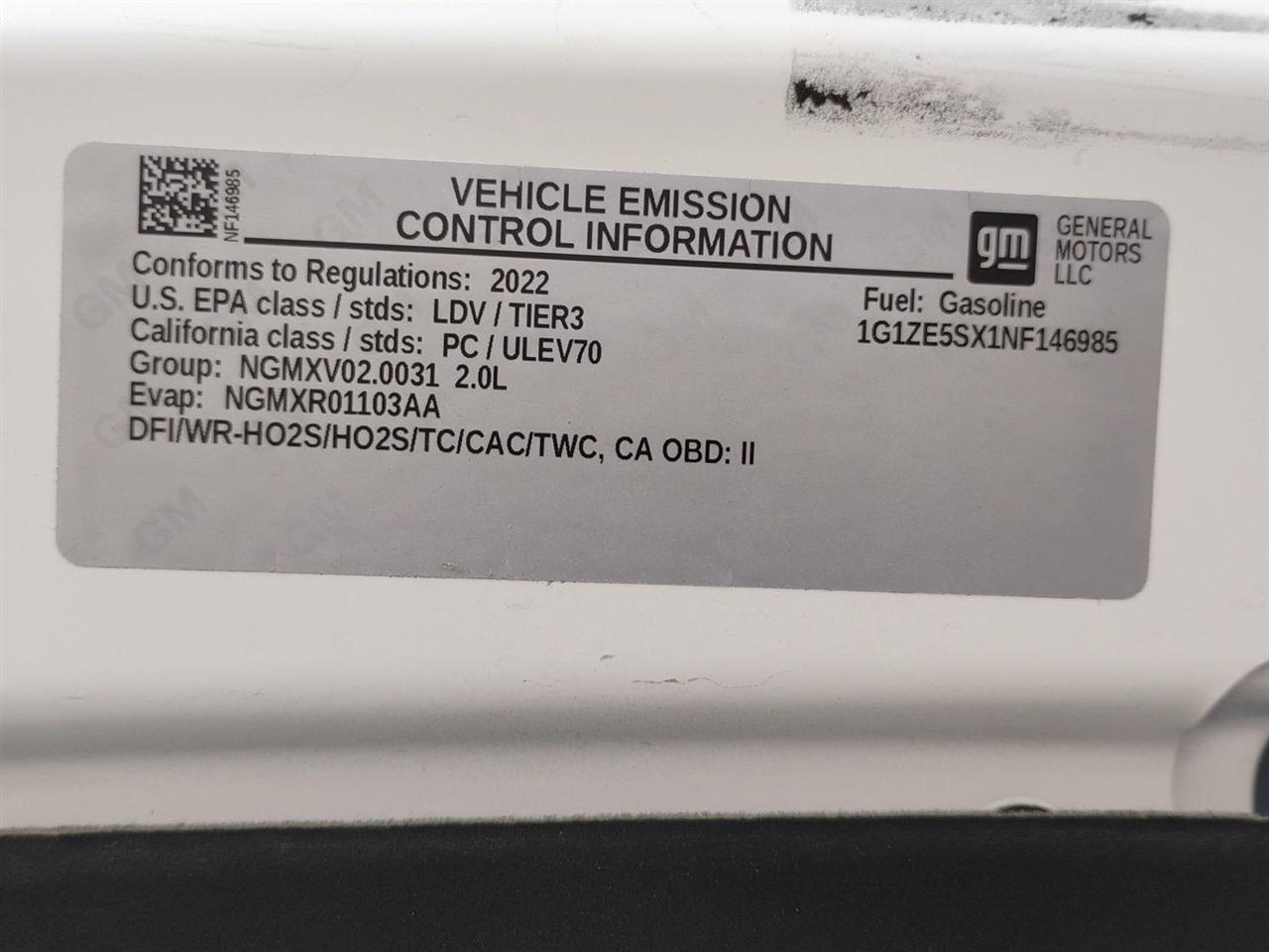 Chevrolet Malibu  2022