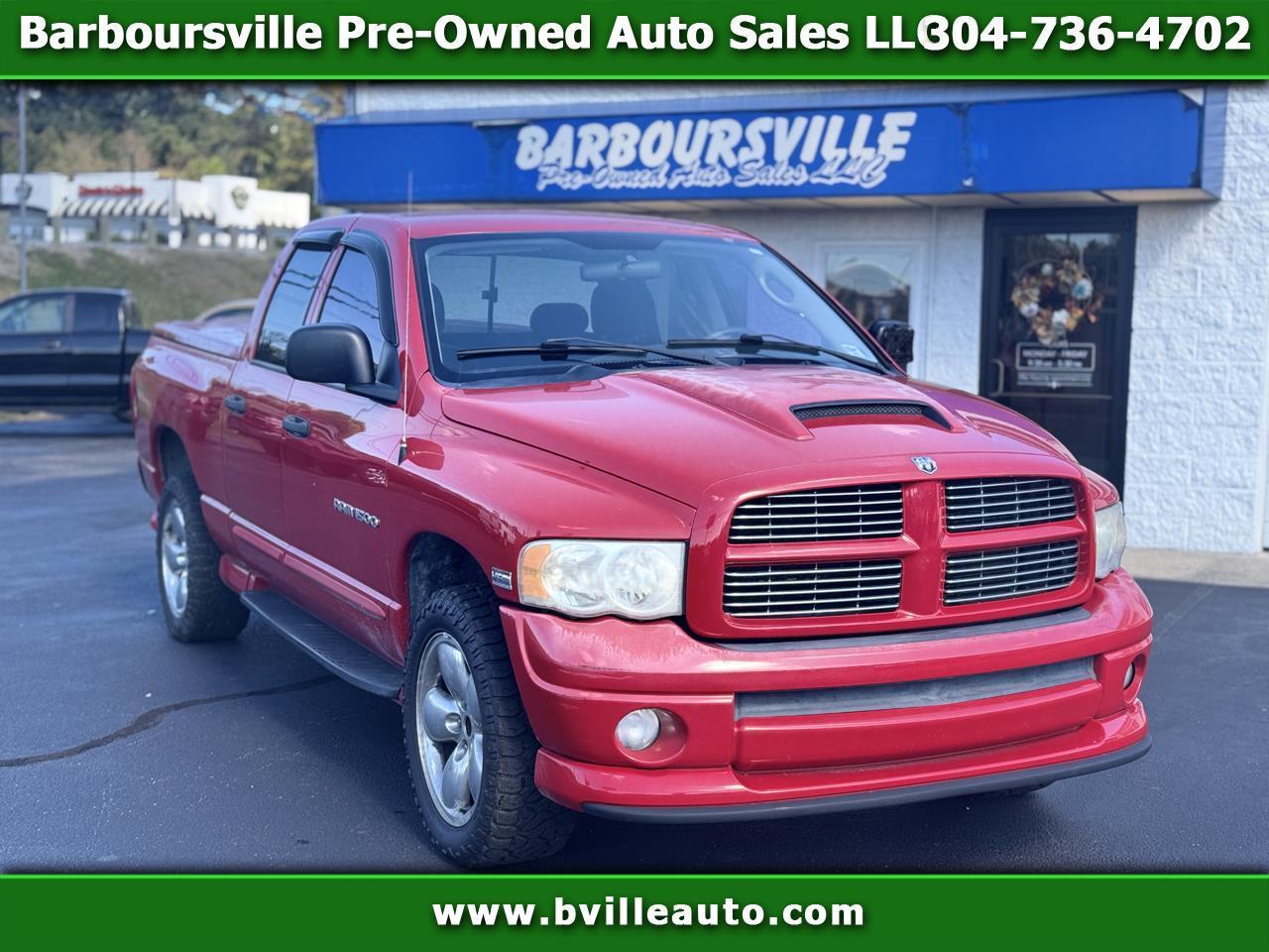2004 Dodge Ram 1500 4dr Quad Cab 140.5" WB 4WD SLT