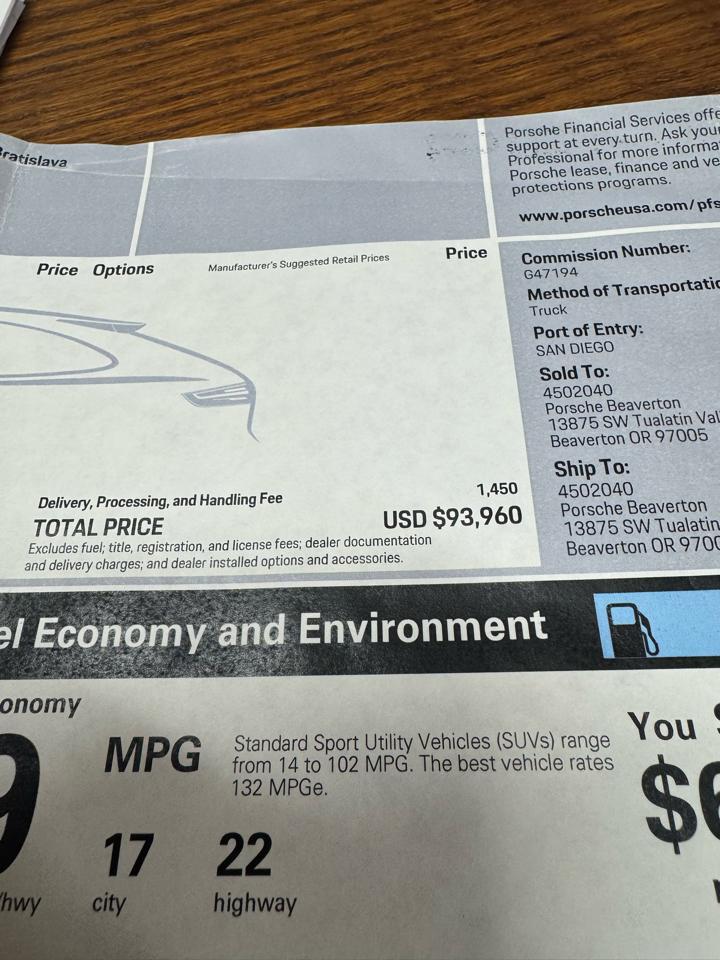 Porsche Cayenne Coupe 2023