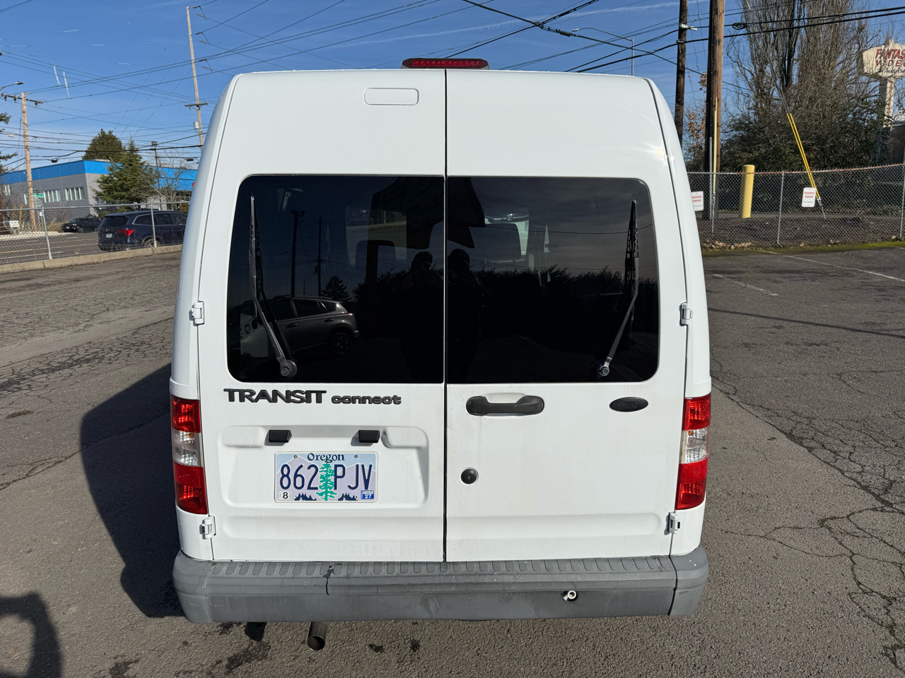 Ford Transit Connect XL with Side and Rear Door Glass 2010