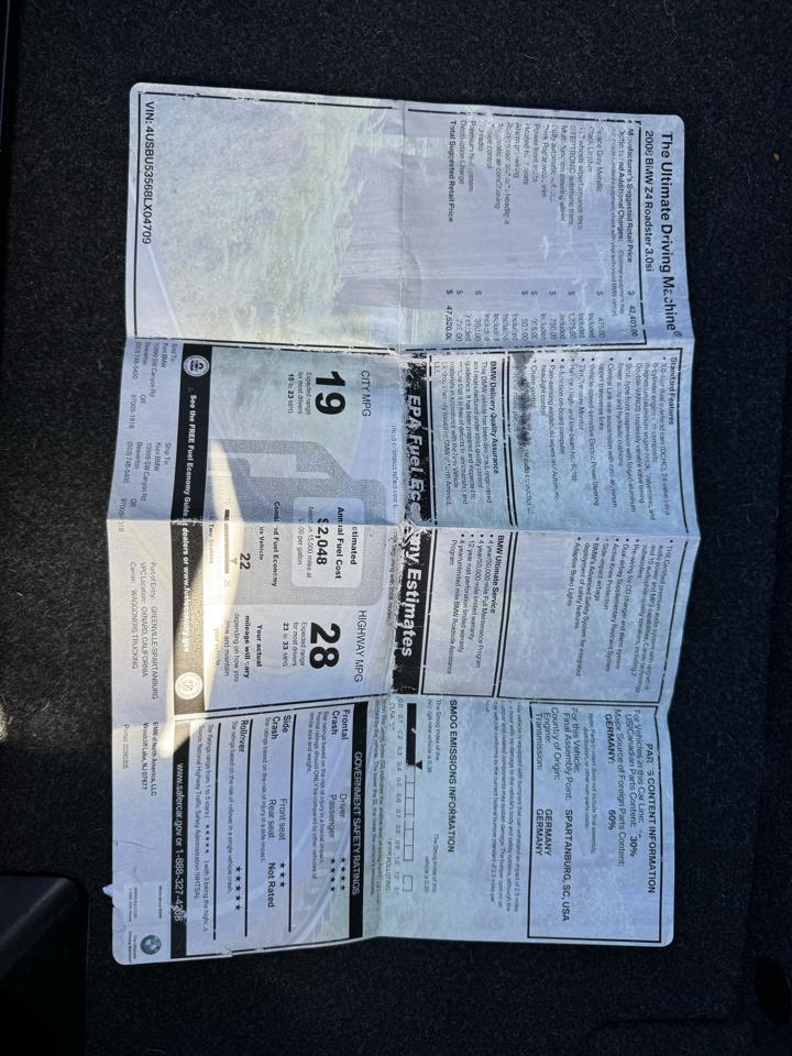 BMW Z4 Roadster 3.0si 2008