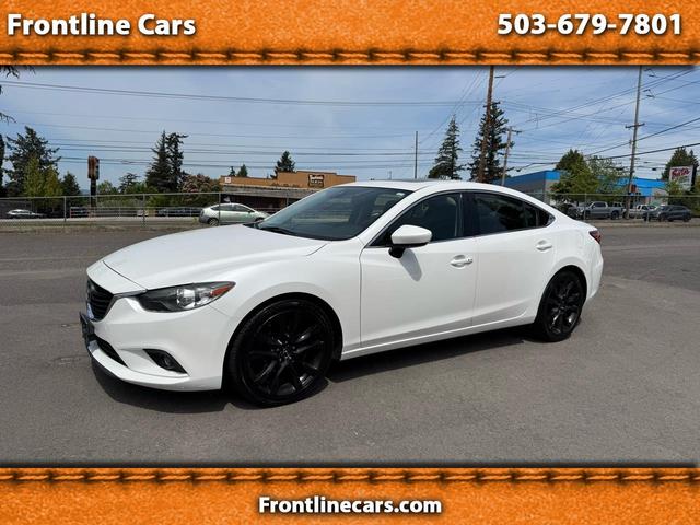 White 2015 Mazda MAZDA6 i Grand Touring Sedan Front-Wheel Drive Automatic