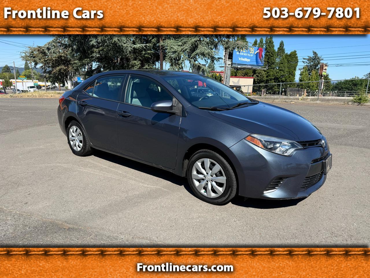 Toyota Corolla 4dr Sdn LE Auto 2015
