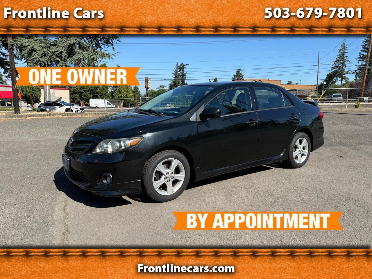 Toyota Corolla S Premium 4D Sedan 2011