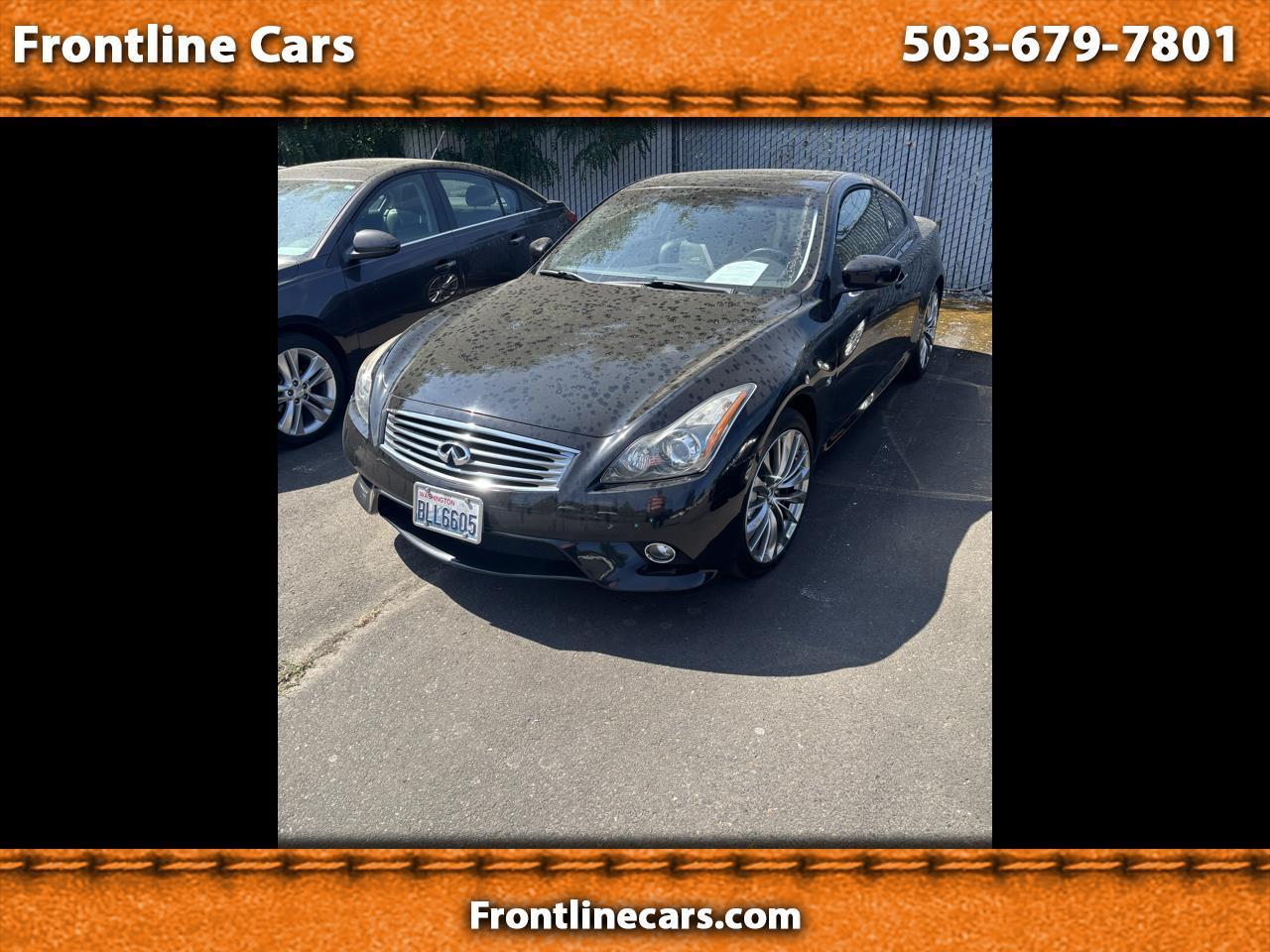 2014 Infiniti Q60 Coupe Sport 6MT