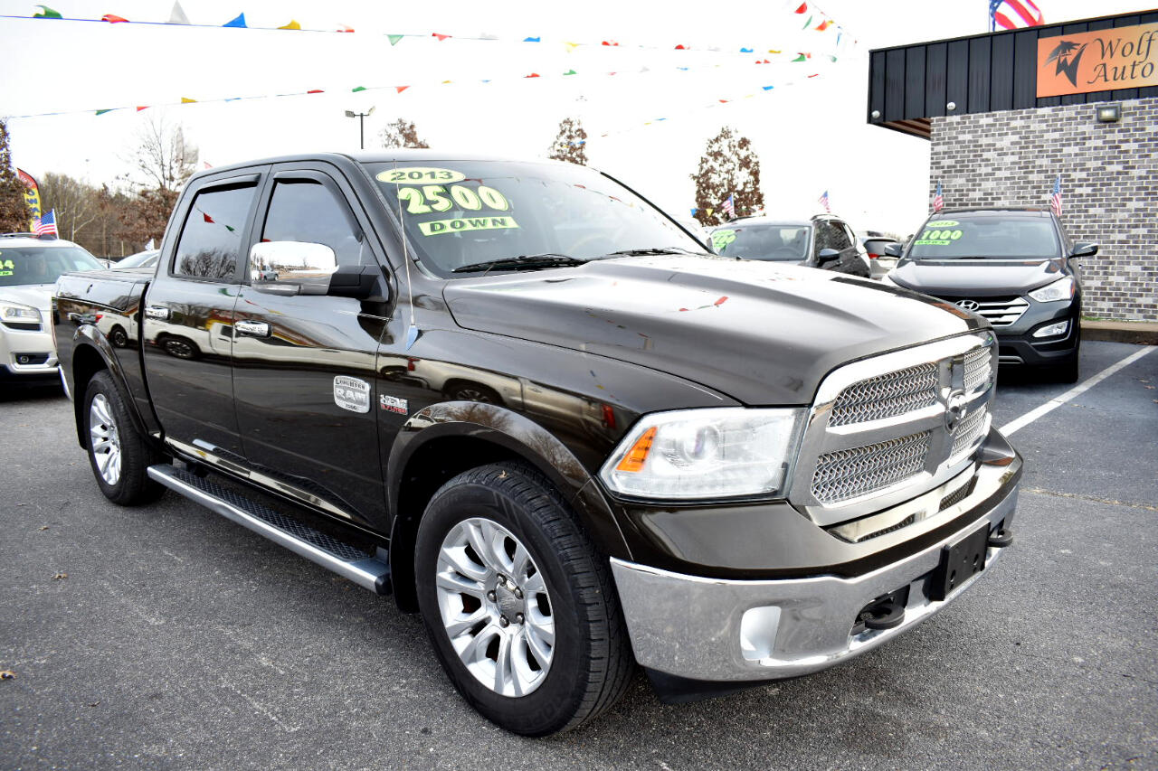 RAM 1500 4WD Crew Cab 140.5" Laramie Longhorn Edition 2013