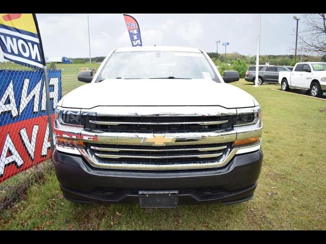 White 2018 Chevrolet Silverado 1500 Work Truck Crew Cab 4WD Pickup Truck Four-Wheel Drive Automatic