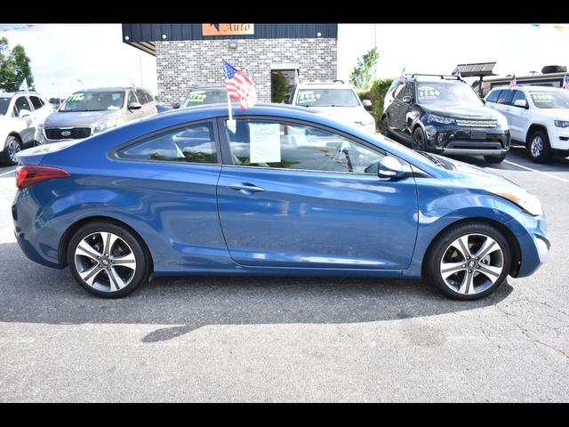 Blue 2014 Hyundai Elantra Coupe Coupe Automatic
